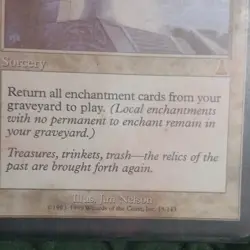 Magic: The Gathering Replenish White Sorcery Card 15/143 1999 Jim Nelson - Image 3