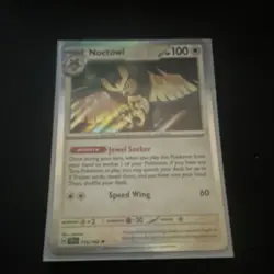 Pokemon Noctowl 115/142 Sv07: Stellar Crown Ability Holo Rare TCG Card - Image 1