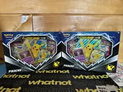 Pokemon TCG: Pikachu V Box x2 - Promo Card/Foil/4 Booster Packs *NEW* (SEALED) 820650851179 - Image 1