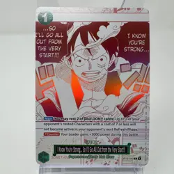 I Know You're Strong... 3rd Anniversary OP13-040 One Piece Promo Cards R NM Eng - Image 1