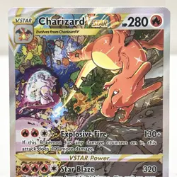 Pokemon TCG Charizard VSTAR SWSH262 Sword & Shield Black Star Promo Card - Image 2