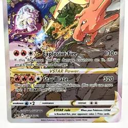 Pokemon TCG Charizard VSTAR SWSH262 Sword & Shield Black Star Promo Card - Image 3