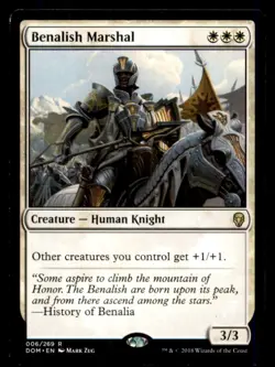 Benalish Marshal LP Light Play Dominaria MTG [11760] - Image 1