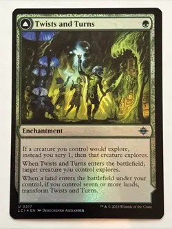 MTG The Lost Caverns of Ixalan Twists and Turns Foil 0217 NM - Image 1