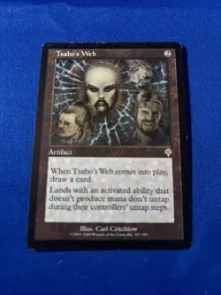 1x TSABO’S WEB x1 MP Invasion MtG Magic fast shipping - Image 1