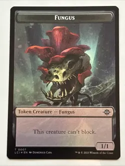 MTG The Lost Caverns of Ixalan Map/Fungus Token Foil 0017/0007 NM - Image 2