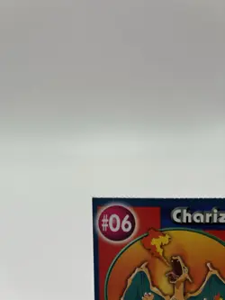 1999 Pokemon Burger King PokeTrivia Movie Card Charizard #06 Perforated - Image 3