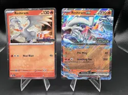 Pokemon Stamped Promo Set Reshiram Halo 022/142 Reshiram Ex Set 030/159 - Image 1