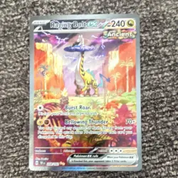 Pokemon Raging Bolt ex 208/162 SV05 Temporal Forces Ancient Holo 240HP - Image 1