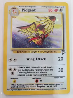 Pidgeot 014/130 Base Set 2 Holo MP Pokemon TCG - Image 1