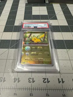 2023 Pokemon SV Japanese Pikachu Reverse Holo Master Ball Common #025/165 PSA 9 - Image 1