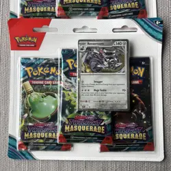 ✉Pokemon Twilight Masquerade Triple Pack Blister Revavroom Promo NEW/SEALED✅ - Image 3