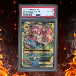 Pokemon XY Evolutions M VENUSAUR EX 100/108 PSA 8 - Image 1
