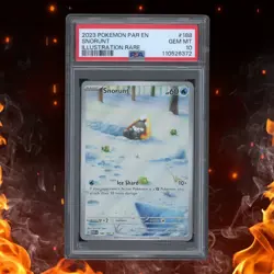Pokemon Paradox Rift SNORUNT 188/182 Illustration Rare PSA 10 - Image 1
