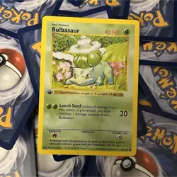 Pokemon TCG Base Set Bulbasaur 44/102 Charmander 46/102 Squirtle 63/102 - Image 2