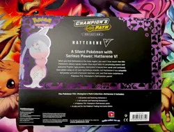Pokemon TCG Sword & Shield Champions Path Hatterene V Collection Box Sealed! - Image 2