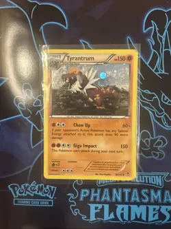 Pokemon TCG Tyrantrum 62/111 Regular Non Holo Rare XY Furious Fists 2014 NM - Image 1