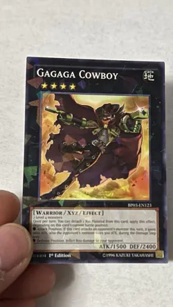 Gagaga Cowboy Warrior BP03-EN123 1st Edition 1996 Yugioh - Image 2