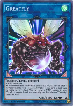 x3 Greatfly - MP19-EN032 - Super Rare - 1st Edition Yu-Gi-Oh! M/NM - Image 1