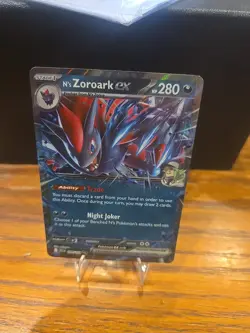 N's Zoroark Ex 098/159 Double Rare Holo Sv09: Journey Together Pokemon TCG NM - Image 2