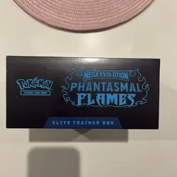 Phantasmal Flames ETB Sealed New Pokemon TCG Elite Trainer Box Mega Evolutions - Image 2
