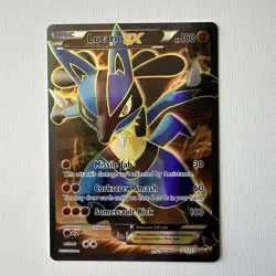 Lucario EX (107 Full Art) 107/111 - XY-Furious Fists - Holo - Pokemon Card LP - Image 1