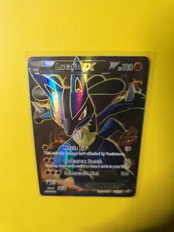 Pokemon Lucario EX XY Furious Fists Holo Card 107/111 Ultra Rare 2014 Full Art - Image 3
