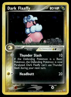 Dark Flaaffy 33/109 Team Rocket Returns Stamped Reverse English Pokemon Card - Image 1