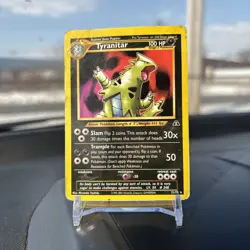 Pokemon TCG Tyranitar Neo Discovery Unlimited Rare Card 31/75 MINT LP - Image 4