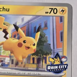 Pokemon Pikachu Rain City Showcase Card Limited Edition 1/~20,000 - RARE!! - Image 3