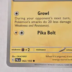 Pokemon Pikachu Rain City Showcase Card Limited Edition 1/~20,000 - RARE!! - Image 4