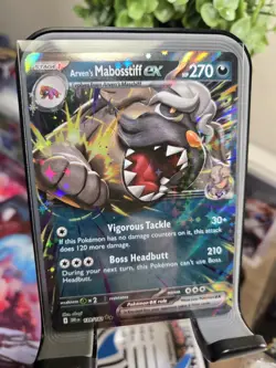 Arven's Mabosstiff ex - 139/182 - Destined Rivals - NM Double Rare Pokemon Card - Image 1