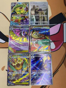 Japanese Card Lot of 6 with 3 Mega Dream Hits Gengar Mega Hawlucha - Image 1