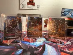 Gundam Card Game TCG Psycho Gundam, Epyon, GQUuX Omega GD02 Dual Impact LR Lot - Image 1