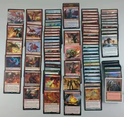 Magic 100 Commander Deck Lathliss Mono Red Dragon Tokens MTG Ready To Play - Image 1