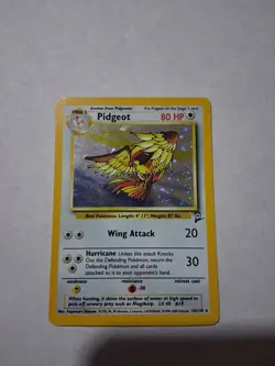 Pokemon TCG Base Set 2 Pidgeot Holo Rare Card WOTC 2000 - Image 1