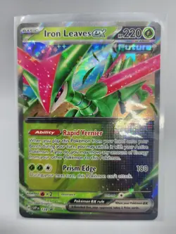Iron Leaves ex SVP128 Black Star Promo Holo Pokemon 2023 Scarlet & Violet - NM/M - Image 1