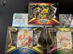 Pokemon TCG Shining Fates 3 sealed boxes - Image 1