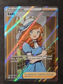 Pokemon - Lady Lost Origin 193/196 Ultra Rare Full Art SWSH Holo Trainer (1B) - Image 1