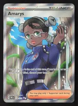 Amarys Ultra Rare Holo PRE 132/131 NM Pokemon TCG - Image 1