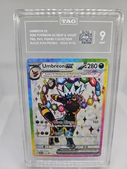 Pokemon Umbreon EX SVP 176 Premium Figure Collection Black Star Promo Tag 9 - Image 1