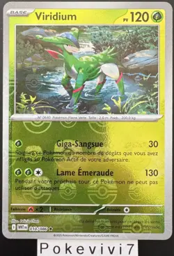 Pokemon Card VIRIDIUM 010/086 REVERSE MASTERBALL EV10.5 WHT FR NEW - Image 1