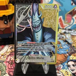 Gecko Moria Leader Alt Art OP14-080 THE AZURE SEA'S SEVEN One Piece TCG English - Image 1