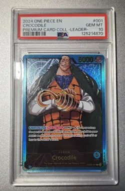 Crocodile ST03-001 - One Piece Premium Card Leader Collection - PSA 10 - Image 1