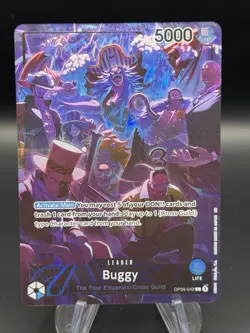 One Piece TCG Buggy OP09-042 Leader English Version, 2nd Anniversary Set - Image 1