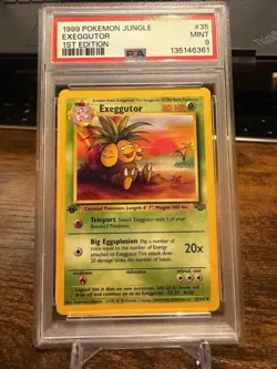 1999 Pokemon Jungle 1st Edition #35 Exeggutor Vintage WOTC - PSA 9 Mint - Image 1