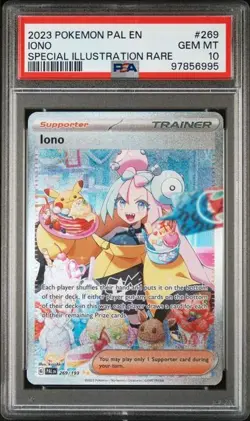 2023 POKEMON PAL EN-PALDEA EVOLVED #269 IONO SPECIAL ILLUSTRATION RARE PSA 10 - Image 1