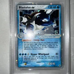 Pokemon Blastoise ex Fire Red Leaf Green Holo #104/112 PSA 9 MINT (Clean Card!) - Image 3