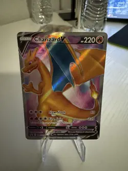 Charizard V SWSH050 - NM Full Art Promo Pokemon Card - Image 1