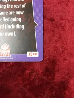 BO JACKSON BATTLE ARENA CARD ~ "PULLING THE PLUG ~ 1 COST ~ #PL-70 - Image 4